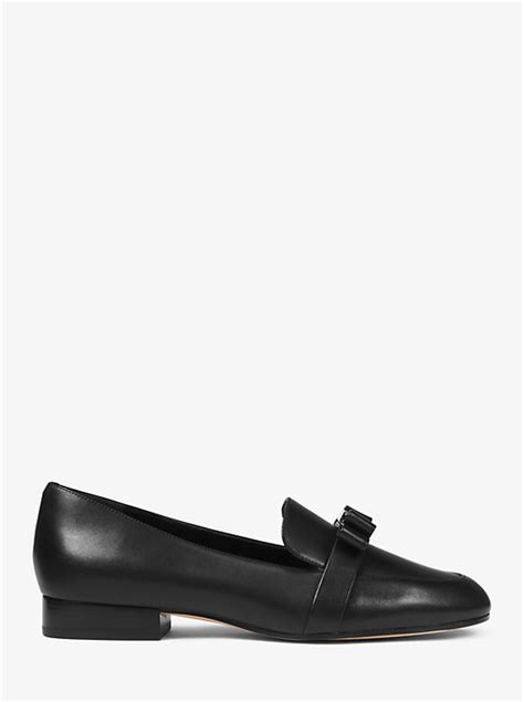 michael kors caroline loafer|Carolyn Crocodile Embossed Leather Loafer .